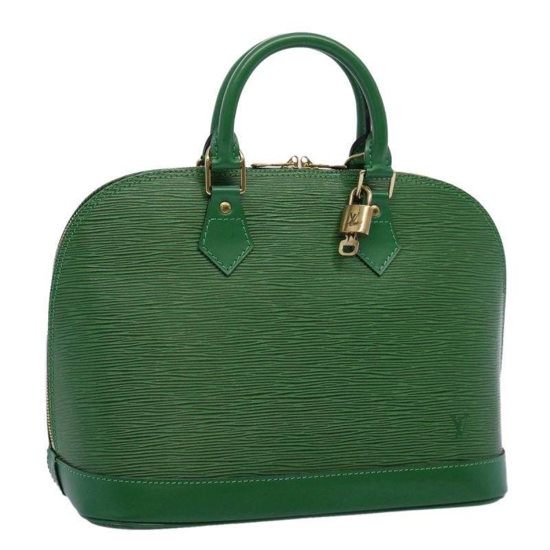 Louis Vuitton Epi Alma Hand Bag Borneo Green M52144  60553A