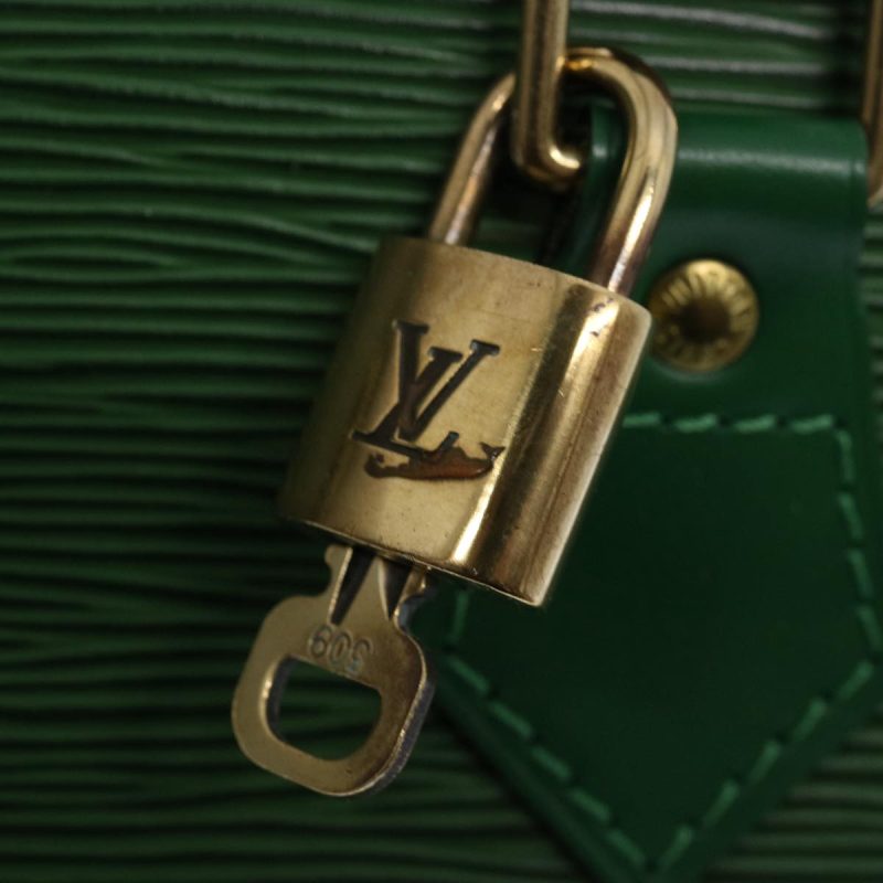 Louis Vuitton Epi Alma Hand Bag Borneo Green M52144  60553A - Image 9