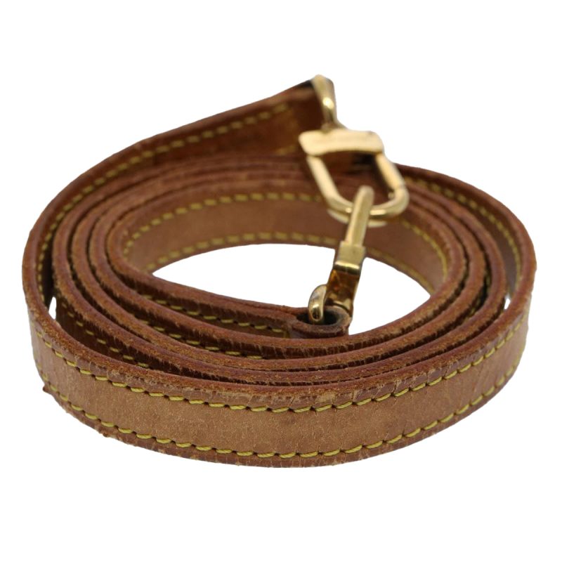Louis Vuitton Shoulder Strap Leather 47.2"" Beige  60559 - Image 3