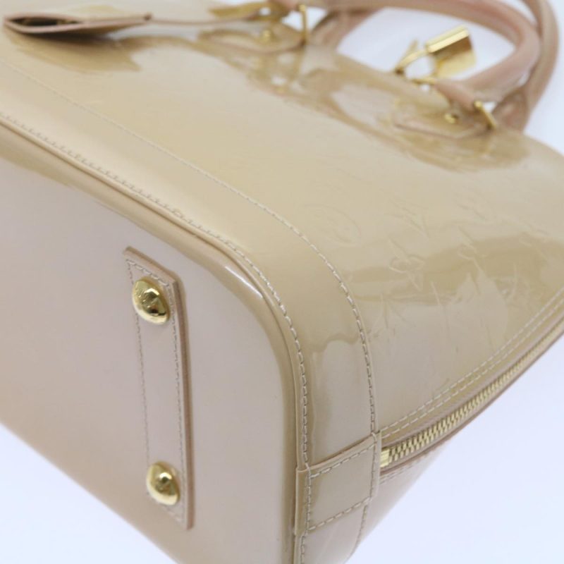 Louis Vuitton Monogram Vernis Alma PM Hand Bag Rose Florentin M91614 Auth 60582 - Image 9