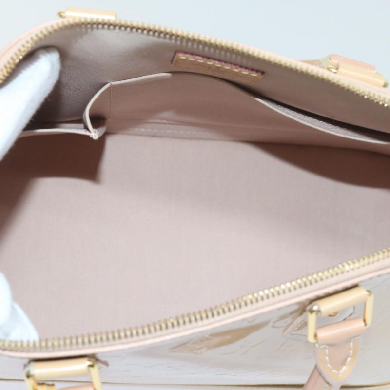 Louis Vuitton Monogram Vernis Alma PM Hand Bag Rose Florentin M91614 Auth 60582 - Image 10