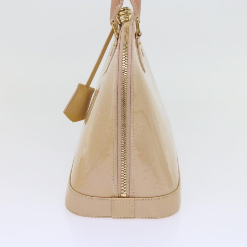 Louis Vuitton Monogram Vernis Alma PM Hand Bag Rose Florentin M91614 Auth 60582 - Image 4