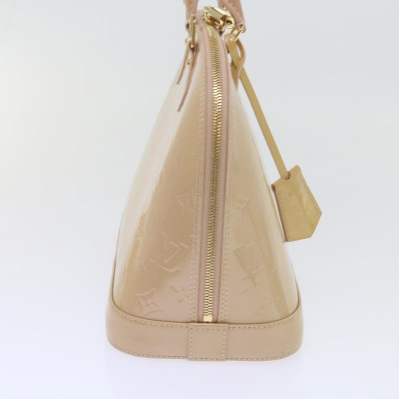 Louis Vuitton Monogram Vernis Alma PM Hand Bag Rose Florentin M91614 Auth 60582 - Image 5