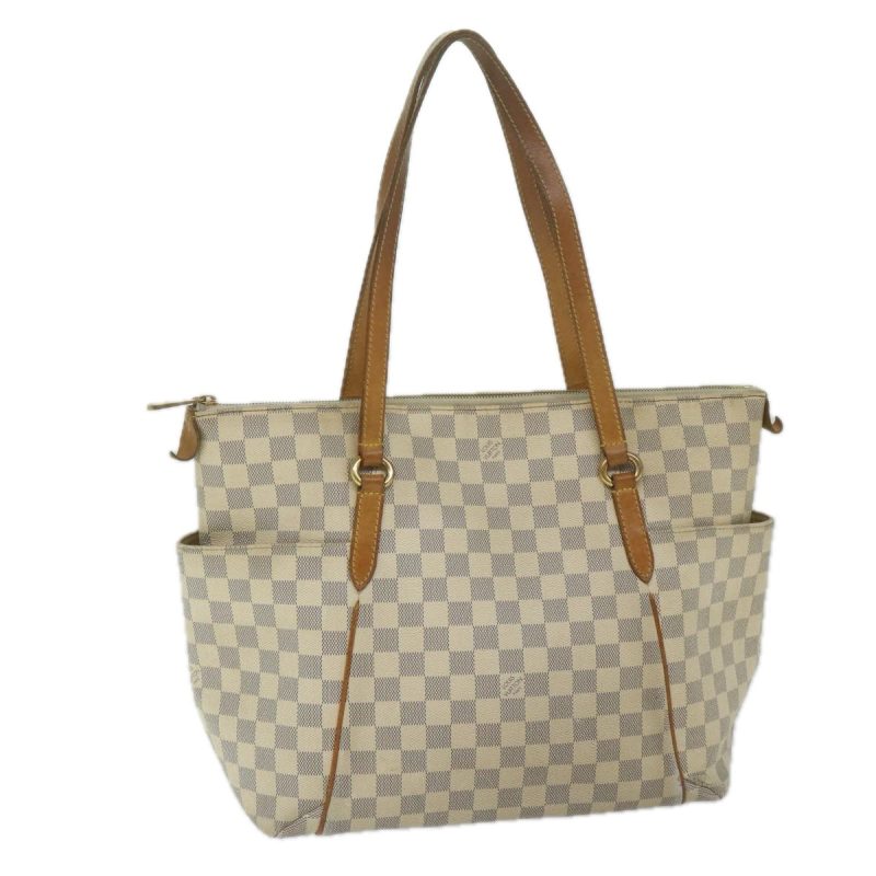 Louis Vuitton Damier Azur Totally MM Tote Bag N51262  60585