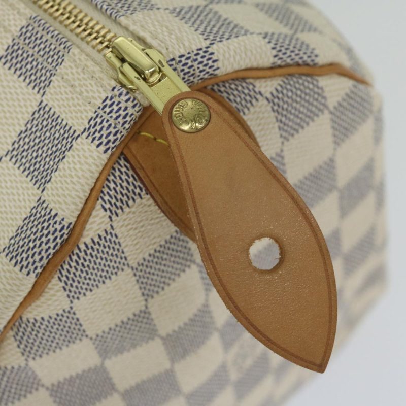 Louis Vuitton Damier Azur Speedy 30 Hand Bag N41533  60595 - Image 9