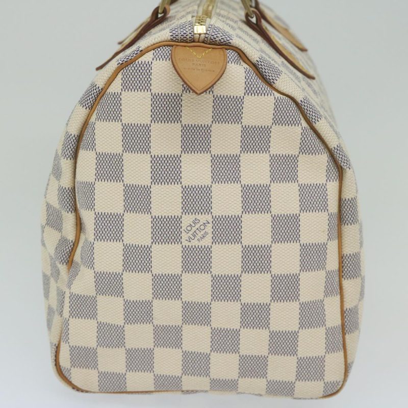 Louis Vuitton Damier Azur Speedy 30 Hand Bag N41533  60595 - Image 4