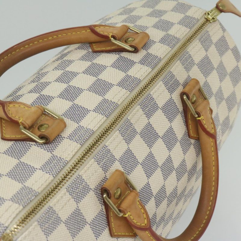 Louis Vuitton Damier Azur Speedy 30 Hand Bag N41533  60595 - Image 6