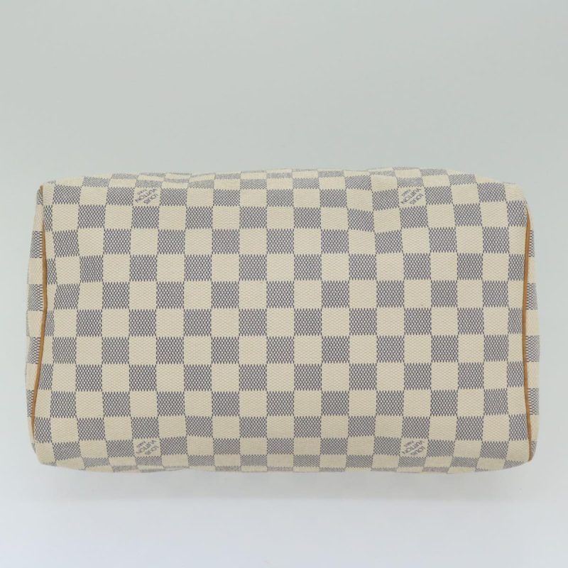 Louis Vuitton Damier Azur Speedy 30 Hand Bag N41533  60595 - Image 5