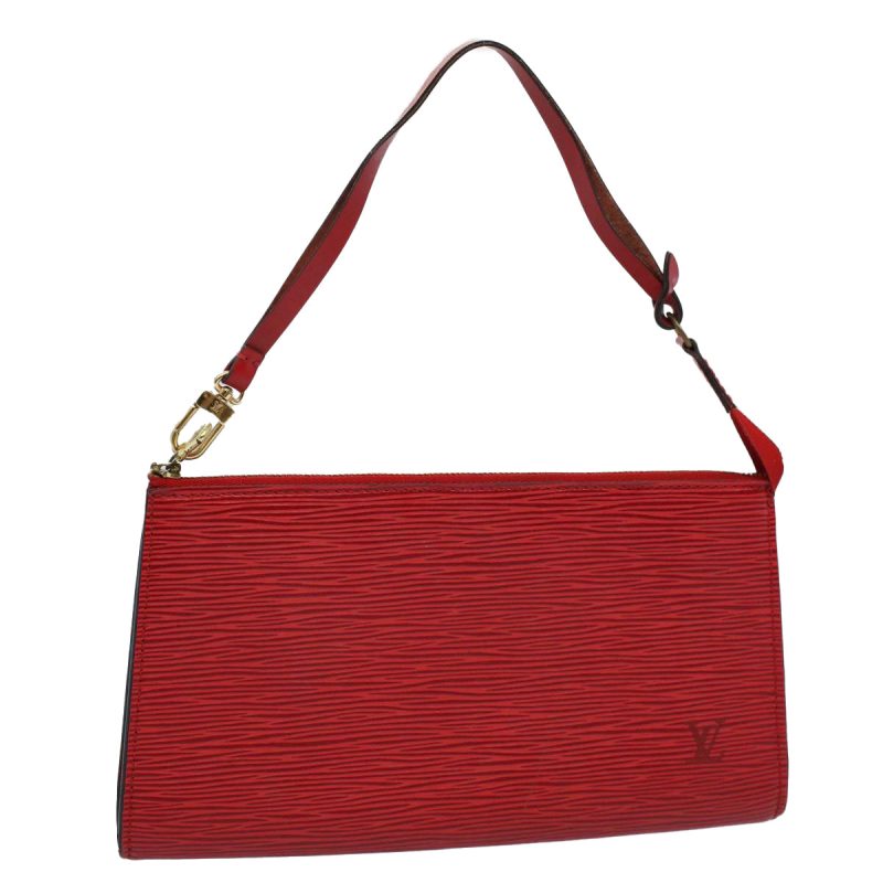 Louis Vuitton Epi Pochette Accessoires Accessory Pouch Red M52987  60636