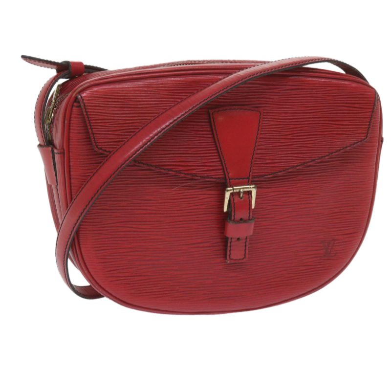 Louis Vuitton Epi Jeune Fille MM Shoulder Bag Red M52157  60651