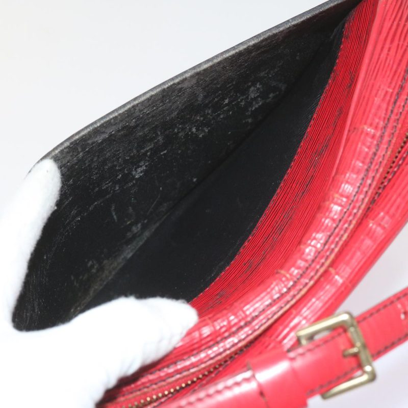 Louis Vuitton Epi Jeune Fille MM Shoulder Bag Red M52157  60651 - Image 9