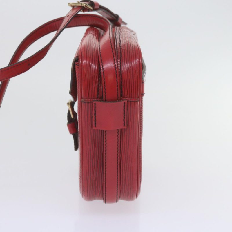 Louis Vuitton Epi Jeune Fille MM Shoulder Bag Red M52157  60651 - Image 4