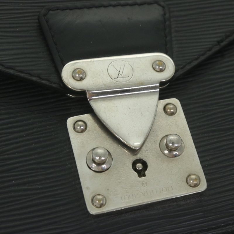 Louis Vuitton Epi Monceau 28 Hand Bag Black M52122  60660 - Image 9