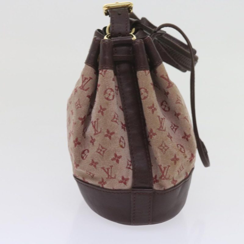 Louis Vuitton Monogram Mini Noelie Shoulder Bag Red M92686  60662 - Image 5