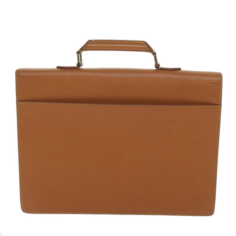 Louis Vuitton Epi Serviette Conseiller Briefcase Zipang Gold M54428 Auth 60664 - Image 2