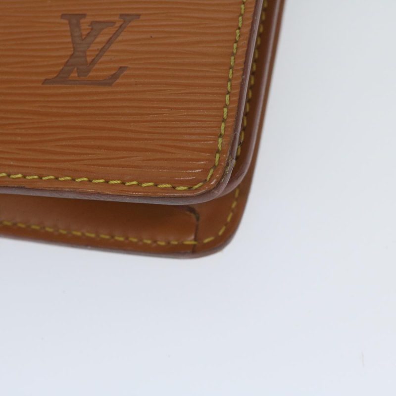 Louis Vuitton Epi Serviette Conseiller Briefcase Zipang Gold M54428 Auth 60664 - Image 8
