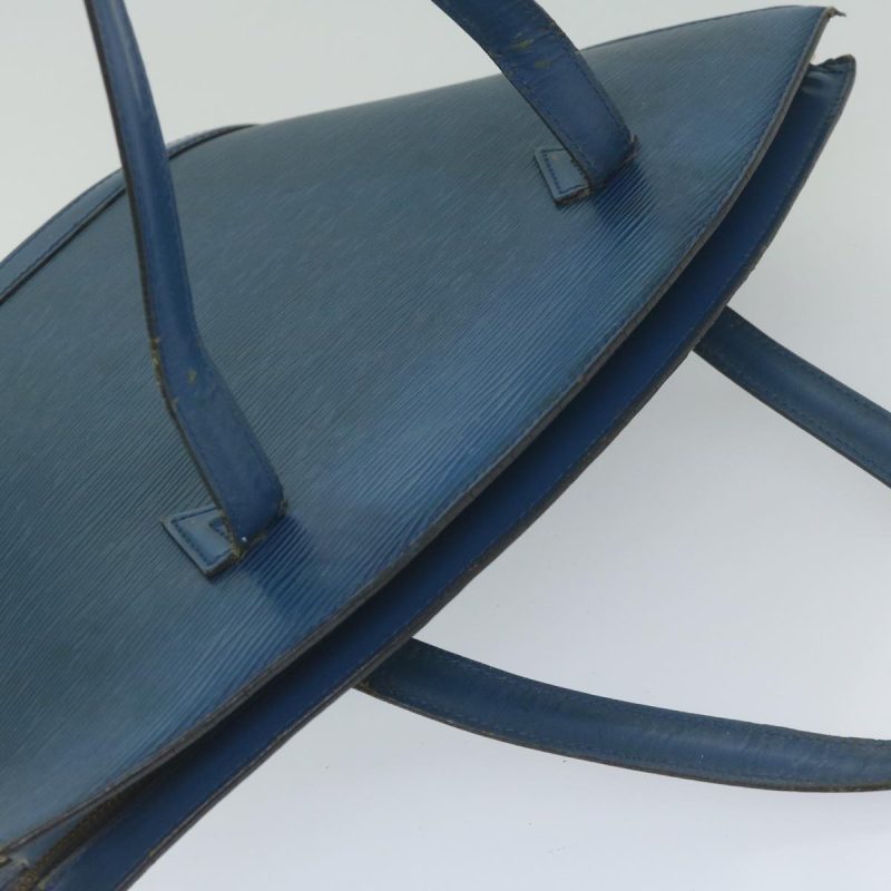 Louis Vuitton Epi Saint Jacques Shoulder Bag Blue M52275  60669 - Image 6