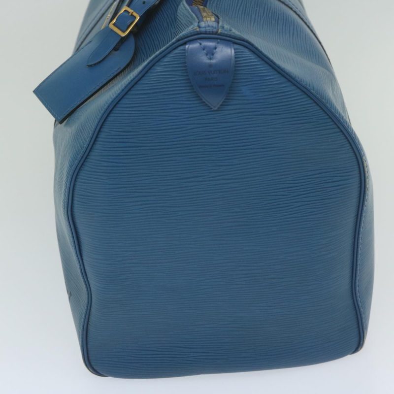 Louis Vuitton Epi Keepall 45 Boston Bag Blue M42975  60712 - Image 3