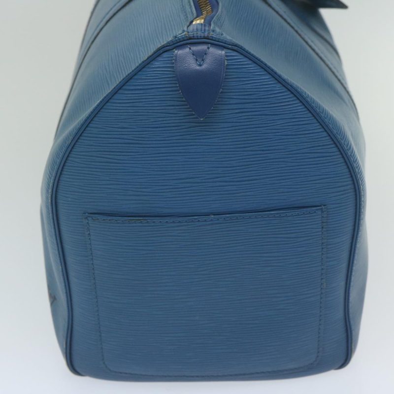 Louis Vuitton Epi Keepall 45 Boston Bag Blue M42975  60712 - Image 4