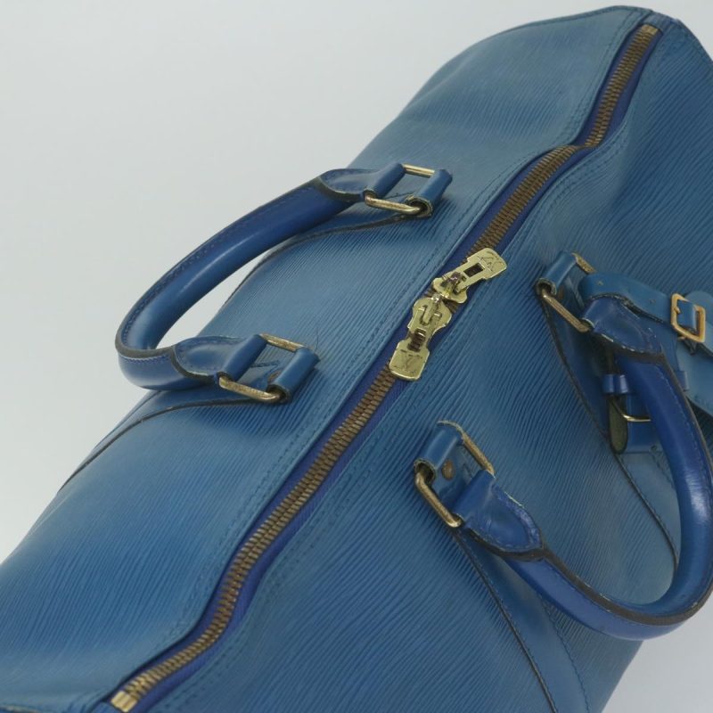 Louis Vuitton Epi Keepall 45 Boston Bag Blue M42975  60712 - Image 6