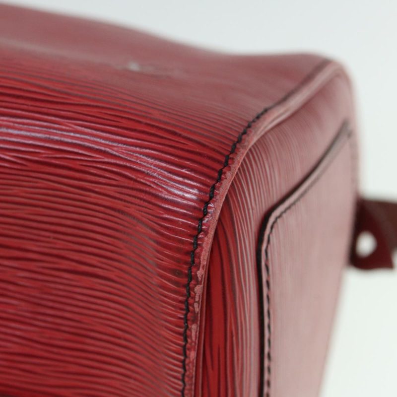 Louis Vuitton Epi Speedy 30 Hand Bag Castilian Red M43007  60718 - Image 8