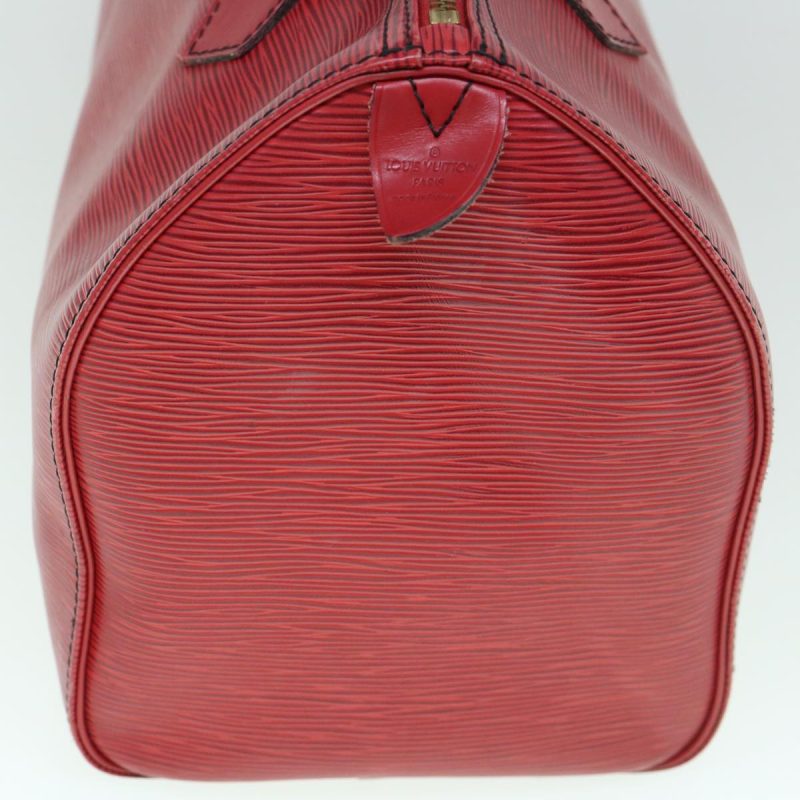 Louis Vuitton Epi Speedy 30 Hand Bag Castilian Red M43007  60718 - Image 4
