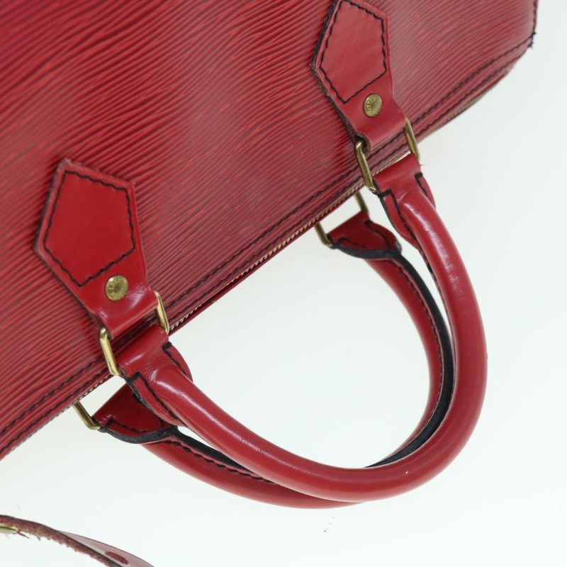 Louis Vuitton Epi Speedy 30 Hand Bag Castilian Red M43007  60718 - Image 7