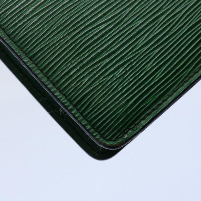 Louis Vuitton Epi Montaigne 23 Clutch Bag Green M52664  60727 - Image 7