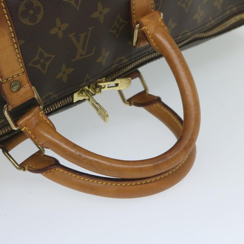 Louis Vuitton Monogram Keepall 55 Boston Bag M41424  60807 - Image 7