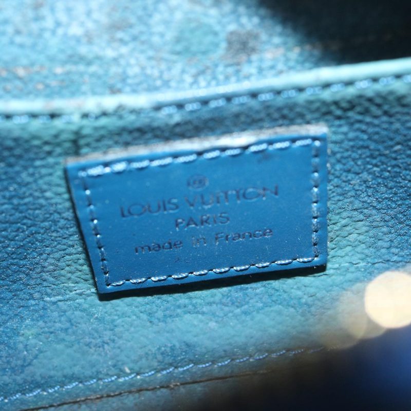 Louis Vuitton Epi Dauphine PM Pouch Blue M48445  60842 - Image 9