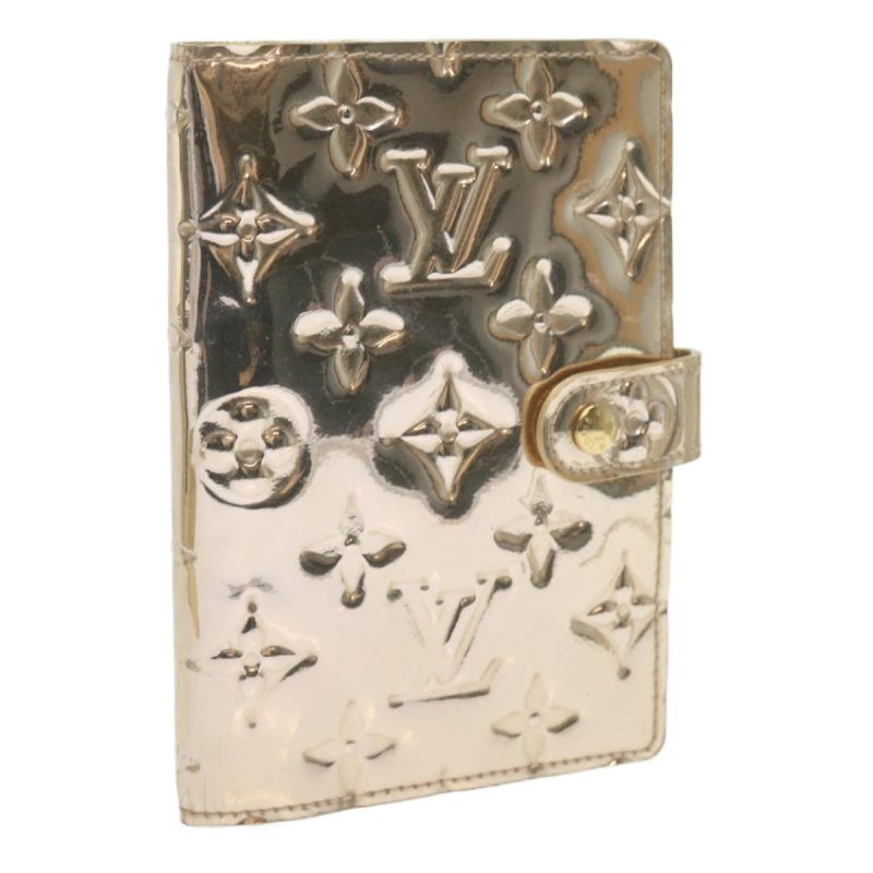 Louis Vuitton Miroir Agenda PM Day Planner Cover Gold R20962  60845