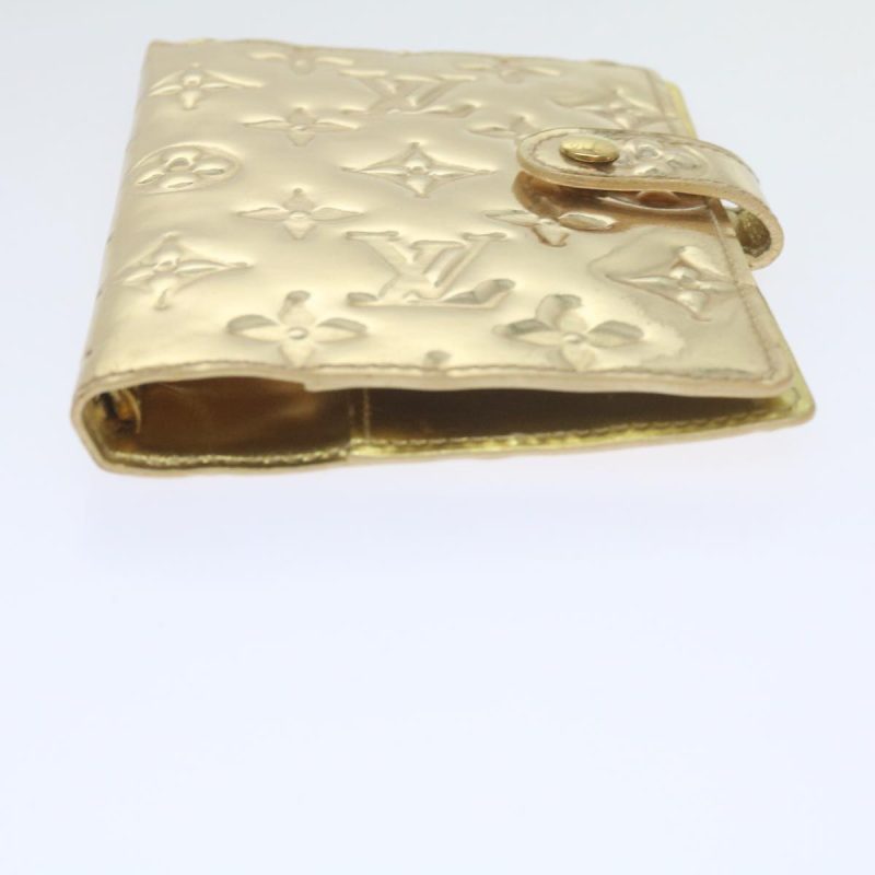 Louis Vuitton Miroir Agenda PM Day Planner Cover Gold R20962  60845 - Image 4