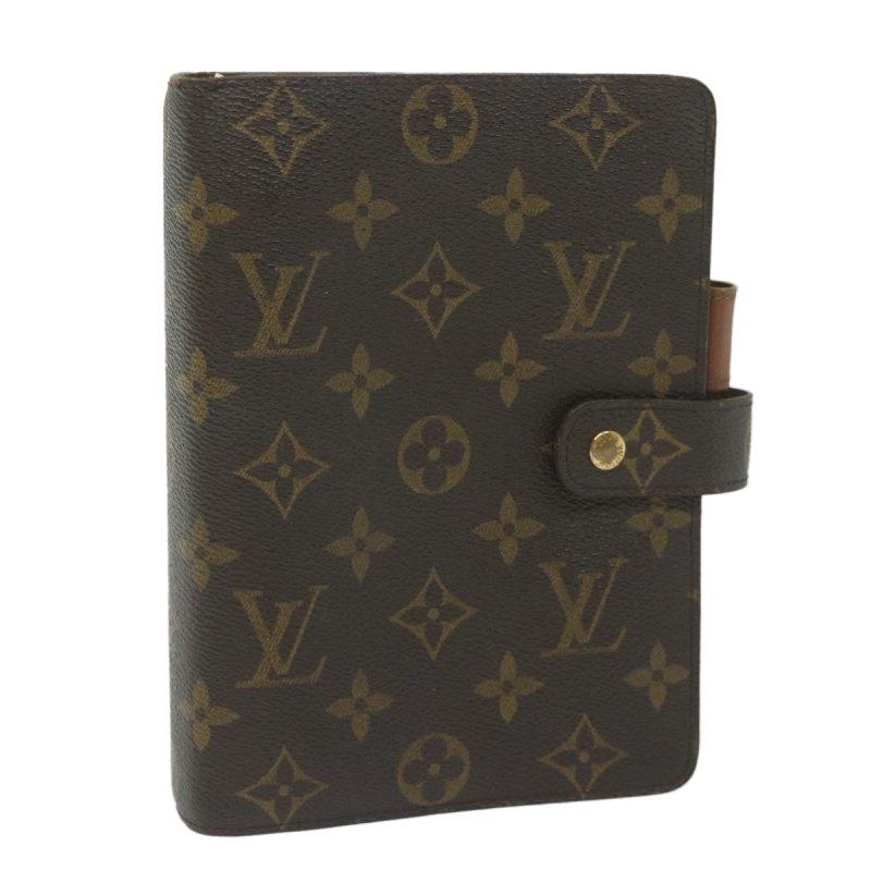 Louis Vuitton Monogram Agenda MM Day Planner Cover R20105  60846