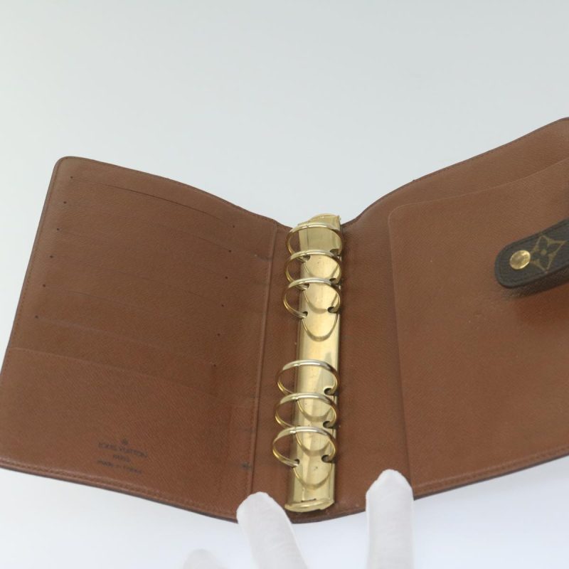Louis Vuitton Monogram Agenda MM Day Planner Cover R20105  60846 - Image 8
