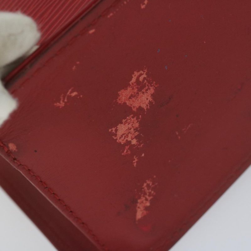 Louis Vuitton Epi Sac Plat PM Hand Bag Red Rouge  60899 - Image 10