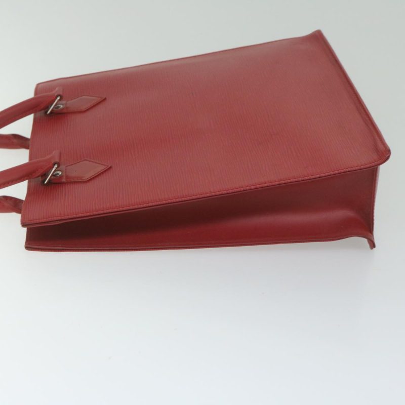 Louis Vuitton Epi Sac Plat PM Hand Bag Red Rouge  60899 - Image 4