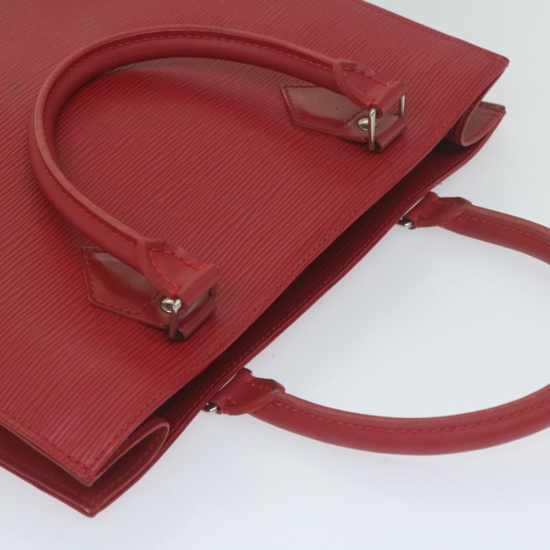 Louis Vuitton Epi Sac Plat PM Hand Bag Red Rouge  60899 - Image 6