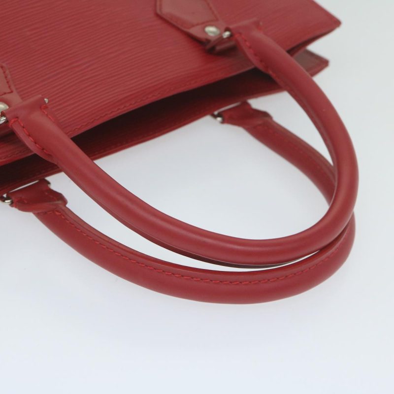 Louis Vuitton Epi Sac Plat PM Hand Bag Red Rouge  60899 - Image 7