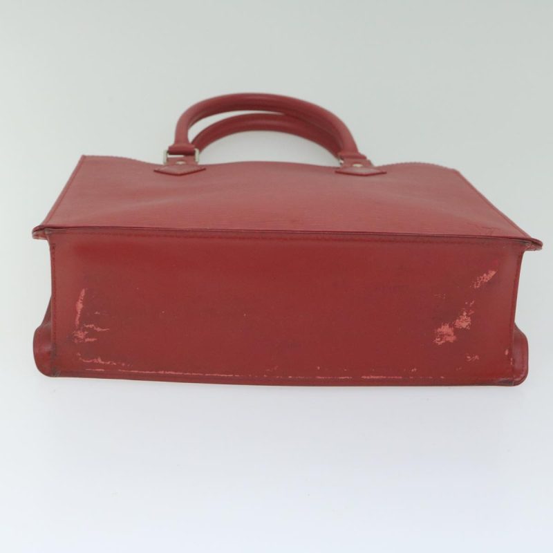 Louis Vuitton Epi Sac Plat PM Hand Bag Red Rouge  60899 - Image 5