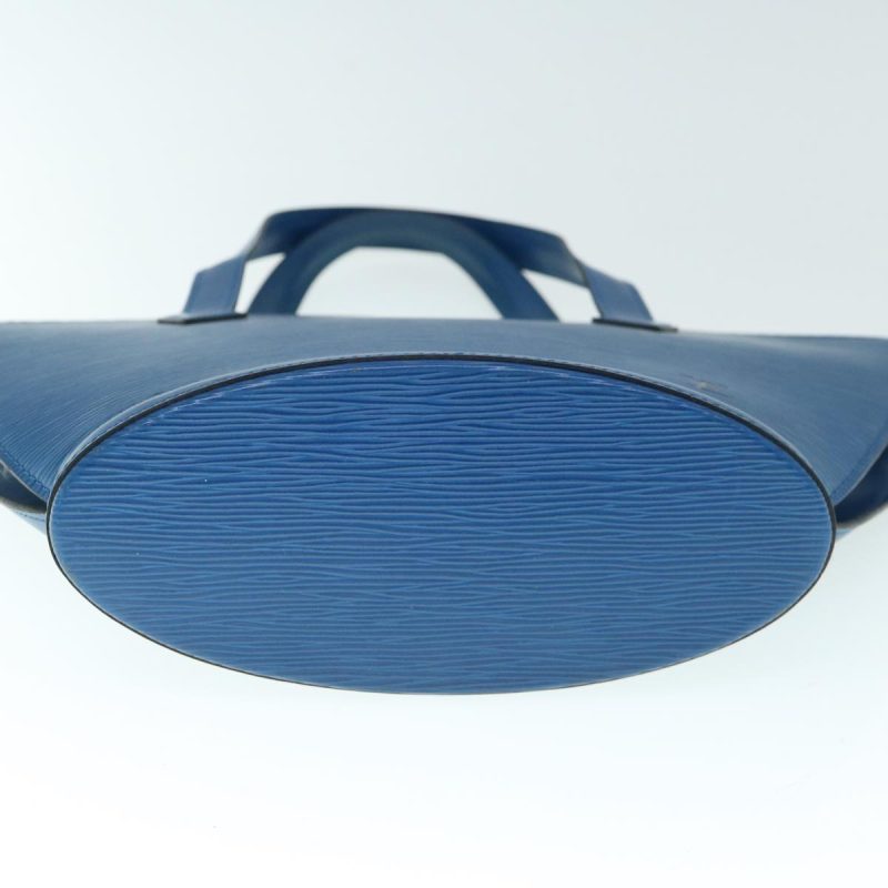 Louis Vuitton Epi Saint Jacques Shoulder Bag Blue M52275  60986 - Image 9