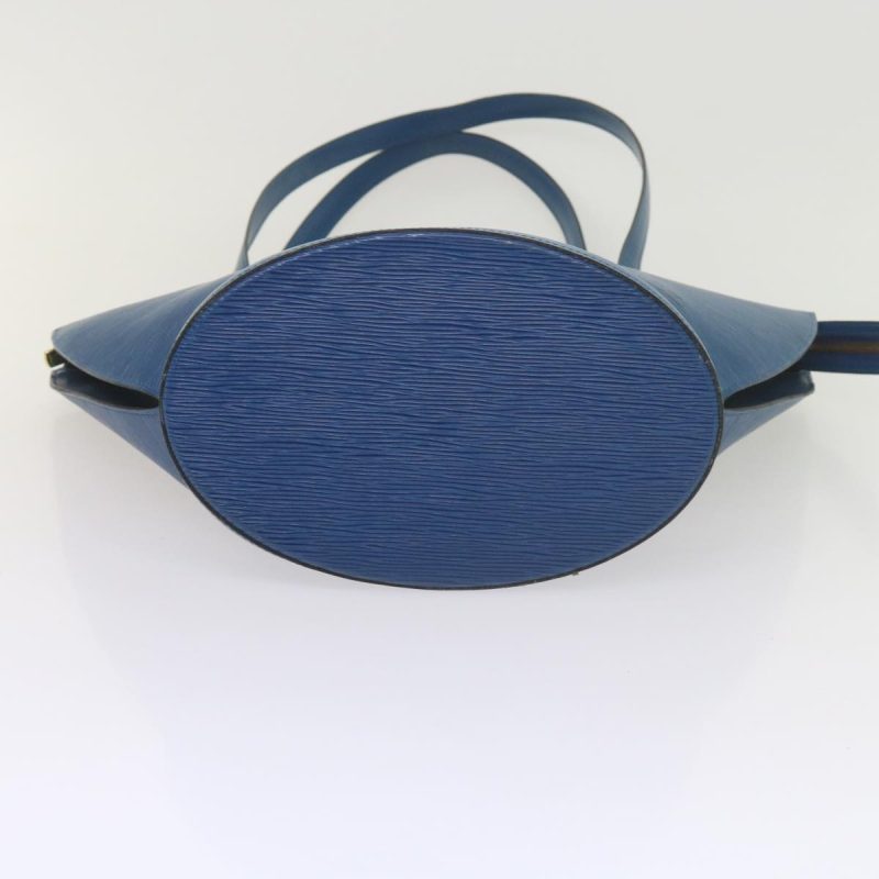 Louis Vuitton Epi Saint Jacques Shopping Shoulder Bag Blue M52275  61029 - Image 5