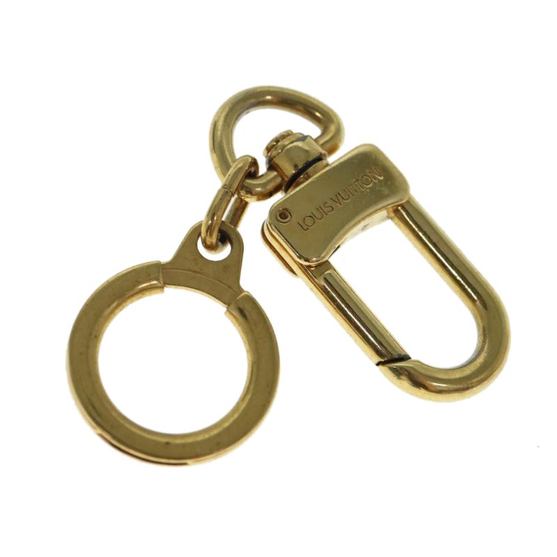 Louis Vuitton Anneau Cles Key Holder Metal Gold Tone  61060 - Image 3