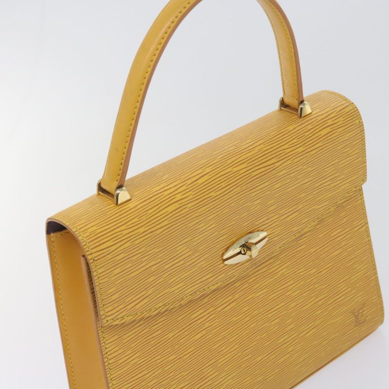 Louis Vuitton Epi Malesherbes Hand Bag Tassili Yellow Jonne M52379 Auth 61083 - Image 6