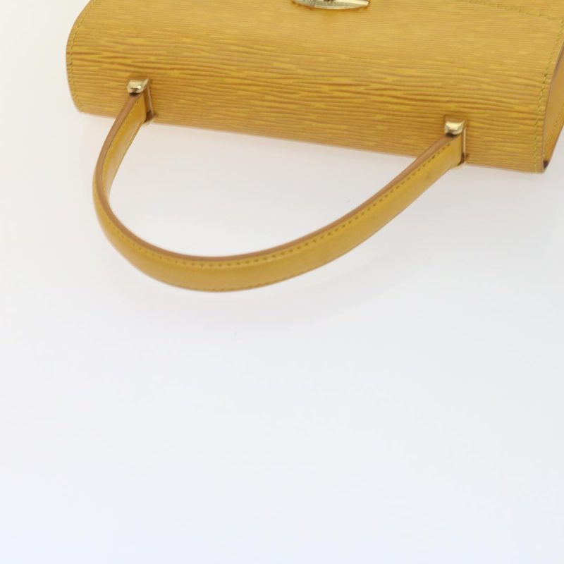 Louis Vuitton Epi Malesherbes Hand Bag Tassili Yellow Jonne M52379 Auth 61083 - Image 7