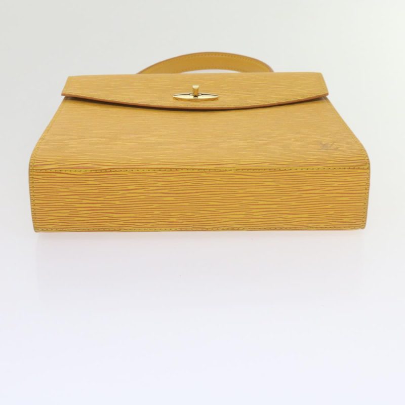 Louis Vuitton Epi Malesherbes Hand Bag Tassili Yellow Jonne M52379 Auth 61083 - Image 5