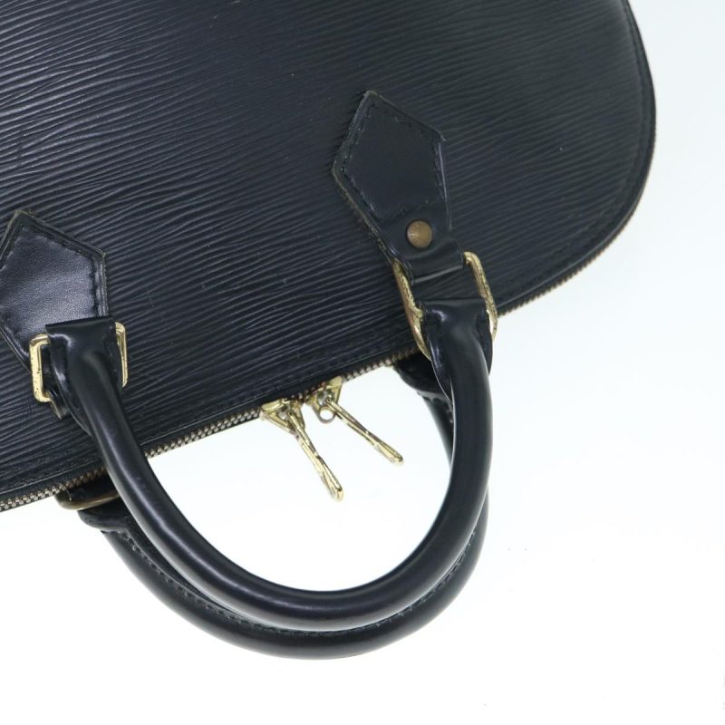 Louis Vuitton Epi Alma Hand Bag Black M52142  61106 - Image 7