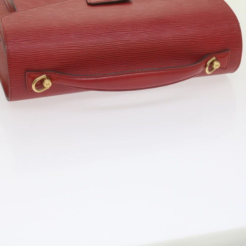 Louis Vuitton Epi Monceau 28 Hand Bag 2way Red M40783  61150 - Image 7