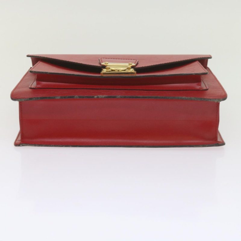 Louis Vuitton Epi Monceau 28 Hand Bag 2way Red M40783  61150 - Image 5