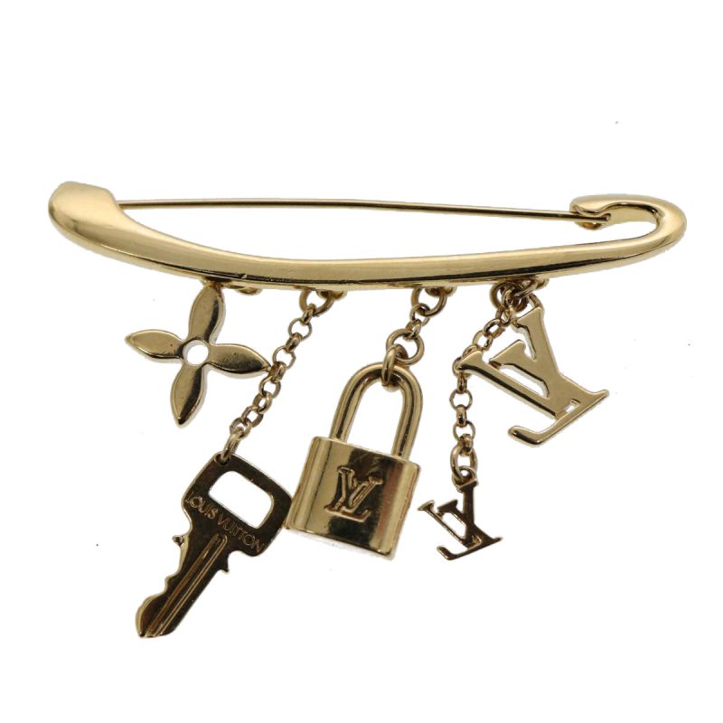Louis Vuitton Broche Evangelion Rispin Brooch Gold Tone M64906  61185 - Image 3