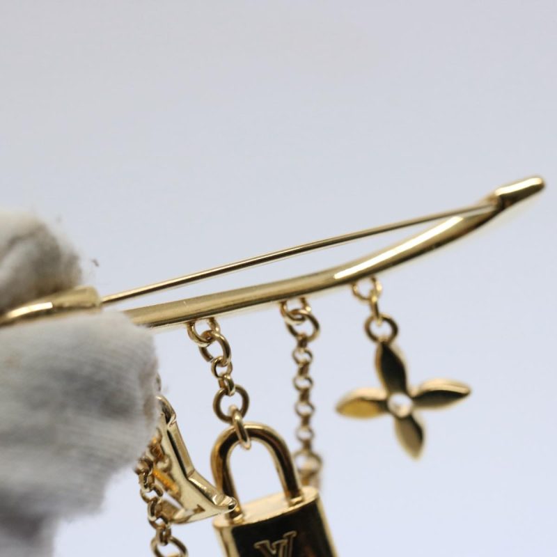 Louis Vuitton Broche Evangelion Rispin Brooch Gold Tone M64906  61185 - Image 5